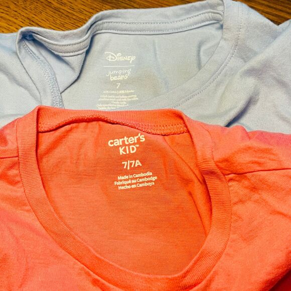 Disney Mario Unicorns Hearts Big Girls Long Sleeve Graphic T-Shirts Bundle M 7/8 - Picture 5 of 5